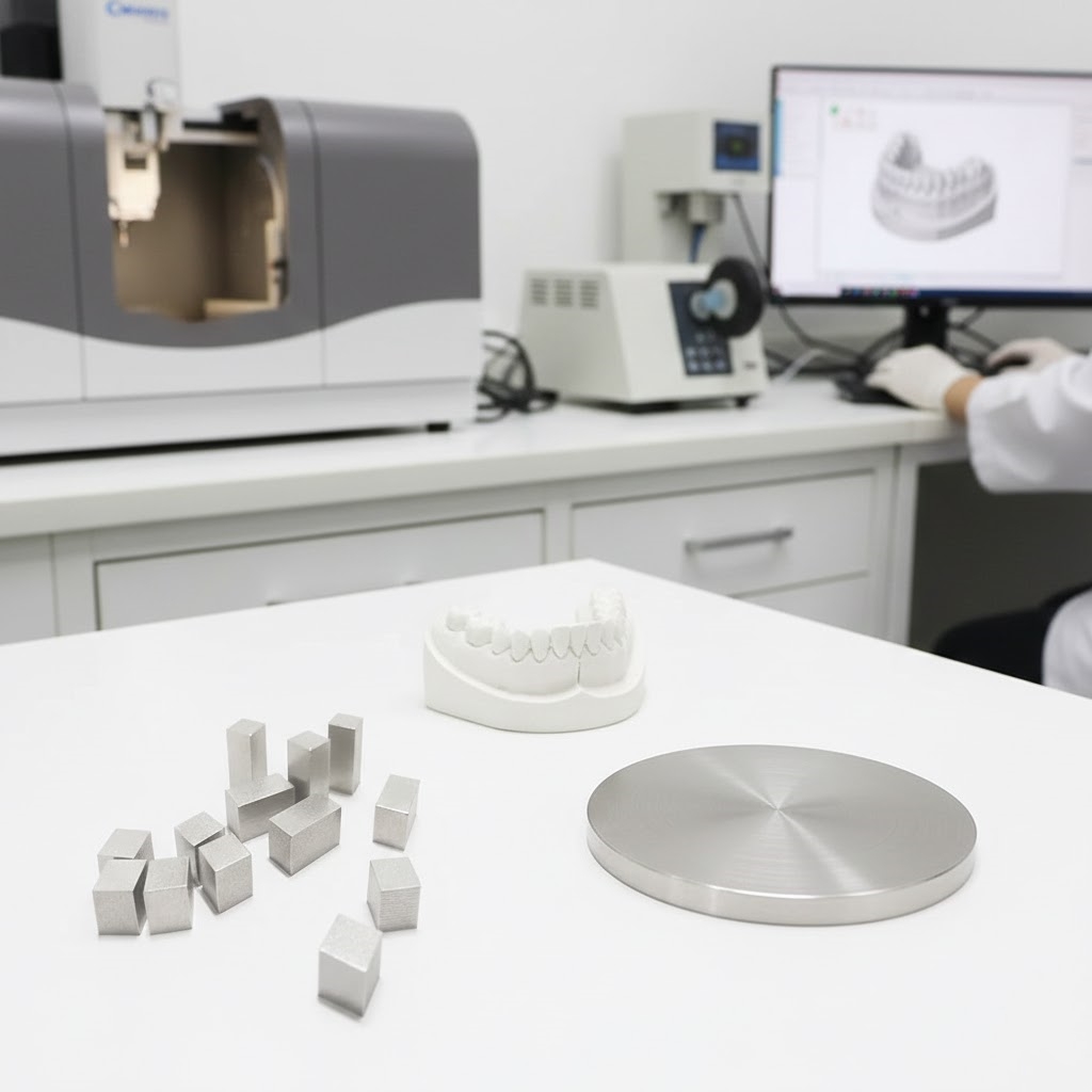 cobalt chrome dental grain and CAD CAM Block