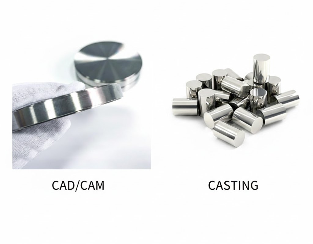 digital and casting dental alloy products option